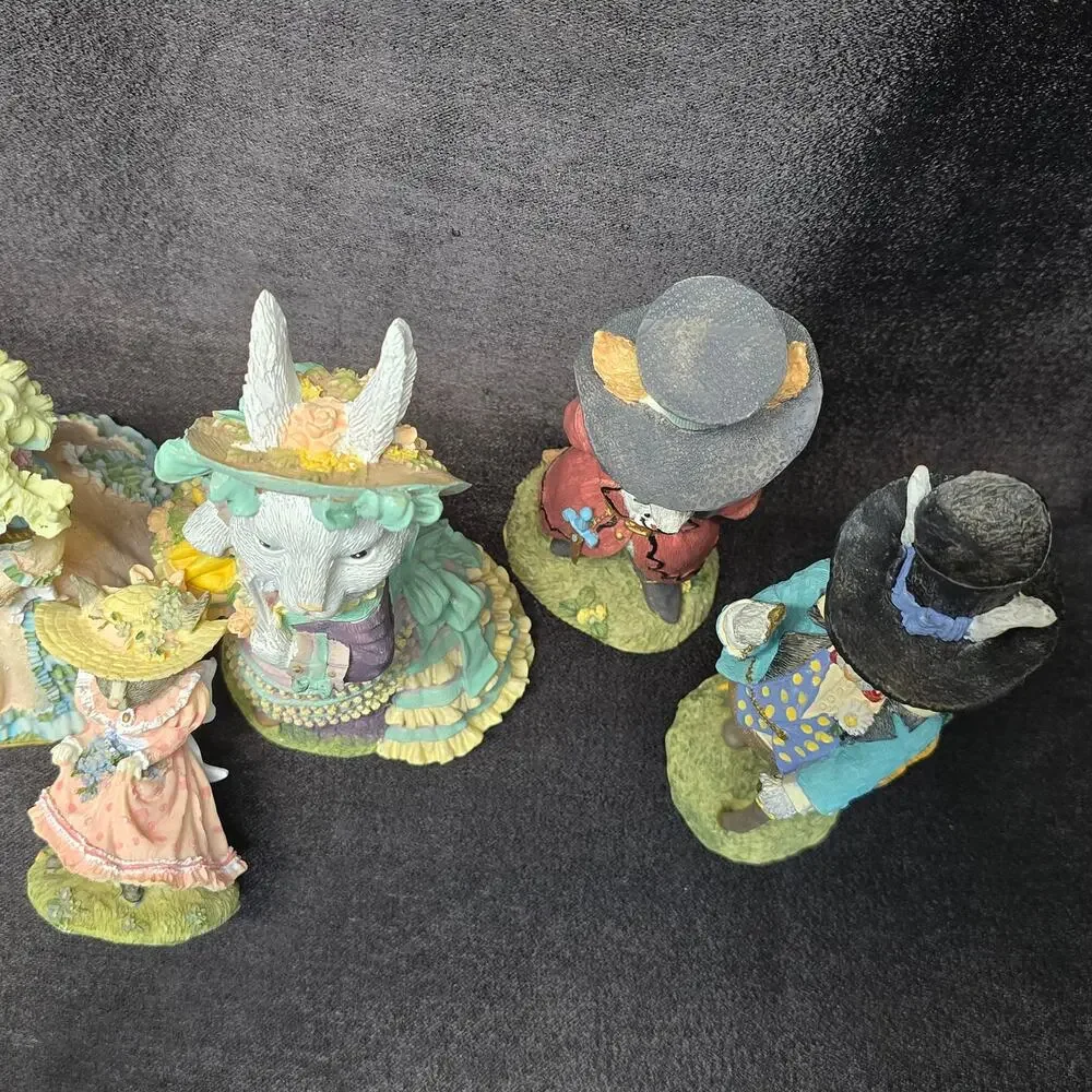 The Victorian Collection Easter Figurines Set of 8 Animal Characters VA01 - VA08